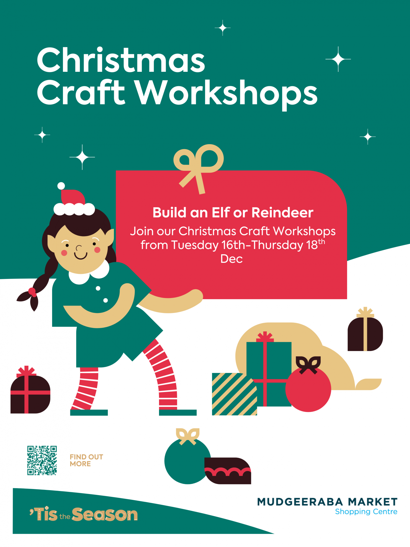 Mudgeeraba Craft Workshop 30x40 Poster